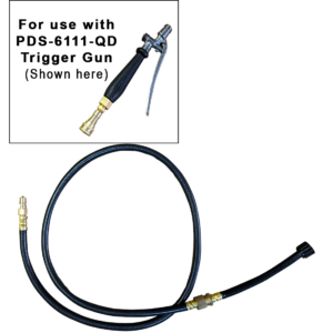 Hose Connection To Pump + Hose Assembly For Qd Gun