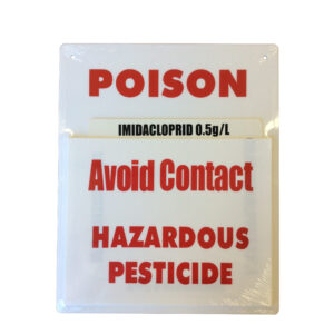 Rega Poison Sign With Insert