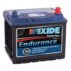 Exide  Passenger Car Std Duty Maintenance Free Battery Left Hand Postive