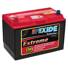 Exide 4X4 Heavy Duty Maintanence Free Battery Right Hand Postive