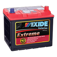 Exide Passenger Car H Duty Maintenance Free Battery Right Hand Postive