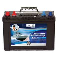 Exide  Stowaway Dual Purpose Marine Battery