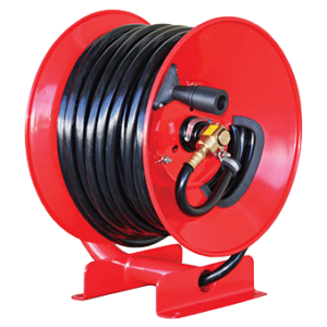 HOSE REEL, 30M OF 10MM HOSE & SPRAY GUN